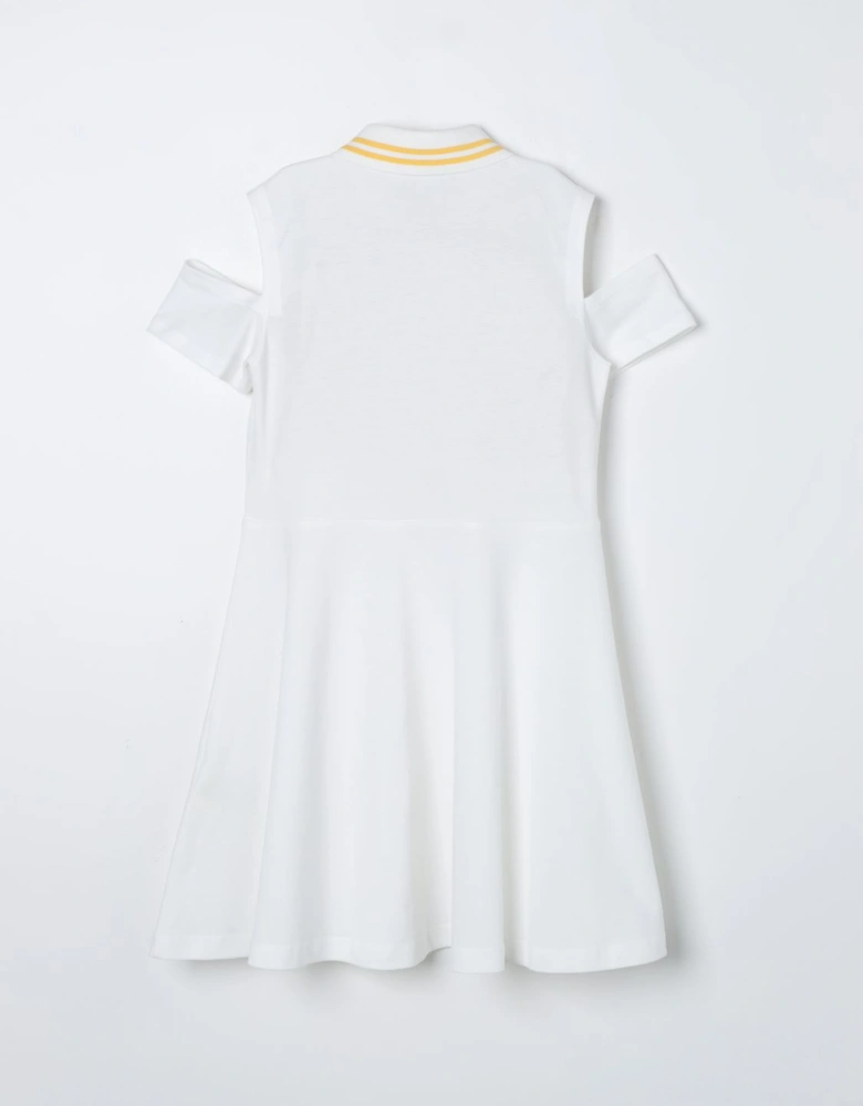 Kids ColdShoulder Polo Dress