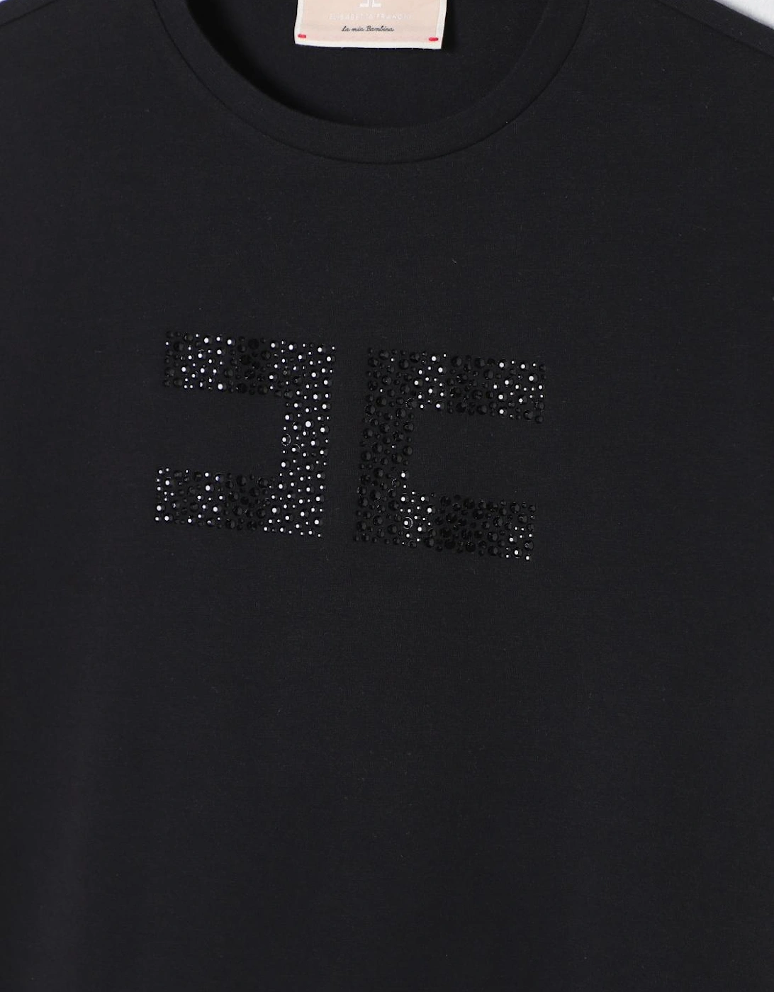 Rhinestone embellished top
