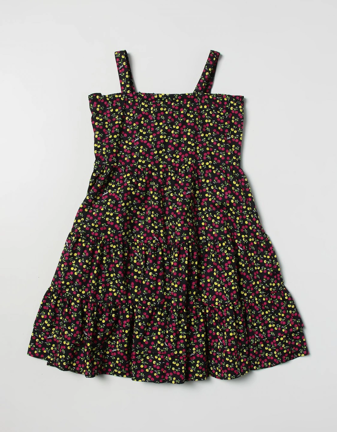 Cherry Print Tiered Summer Dress