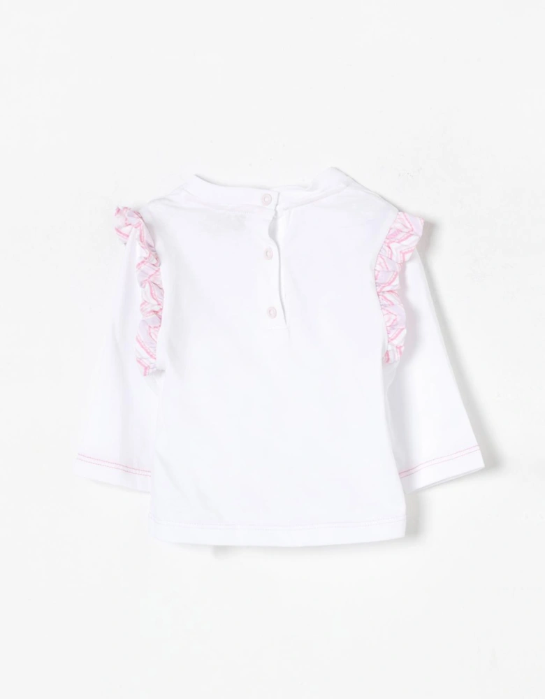 Infant Long Sleeve Top with Ruffles