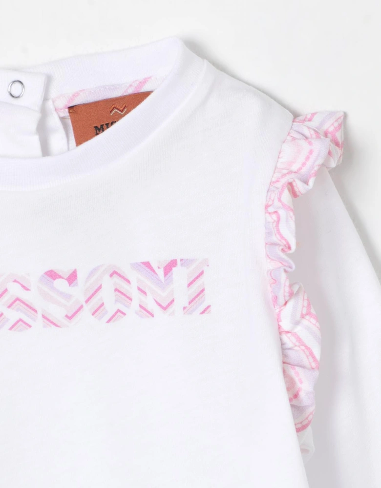 Infant Long Sleeve Top with Ruffles