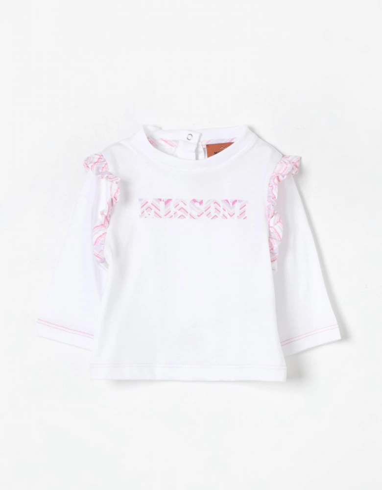Infant Long Sleeve Top with Ruffles