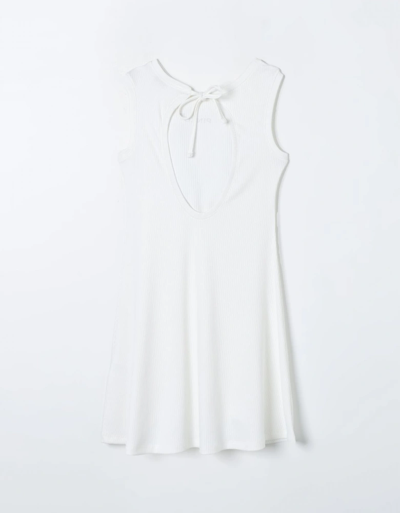 Ribbed Mini Sleeveless Dress