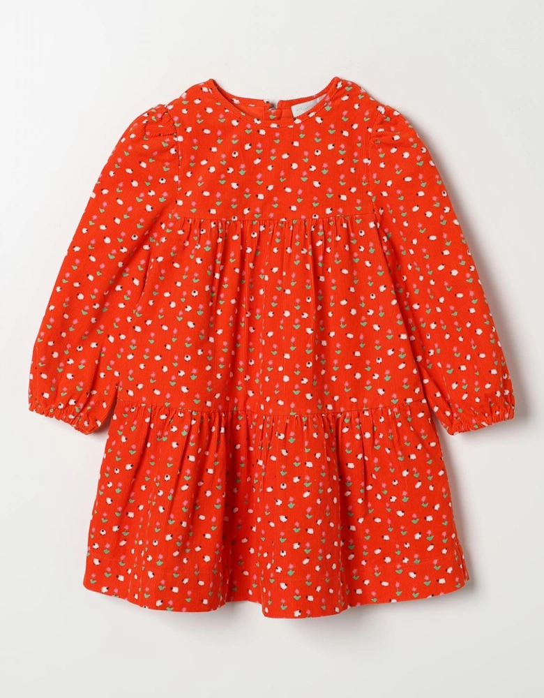 Kids Tiered Corduroy Dress