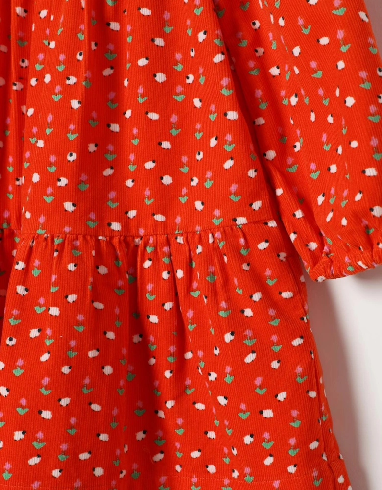 Kids Tiered Corduroy Dress