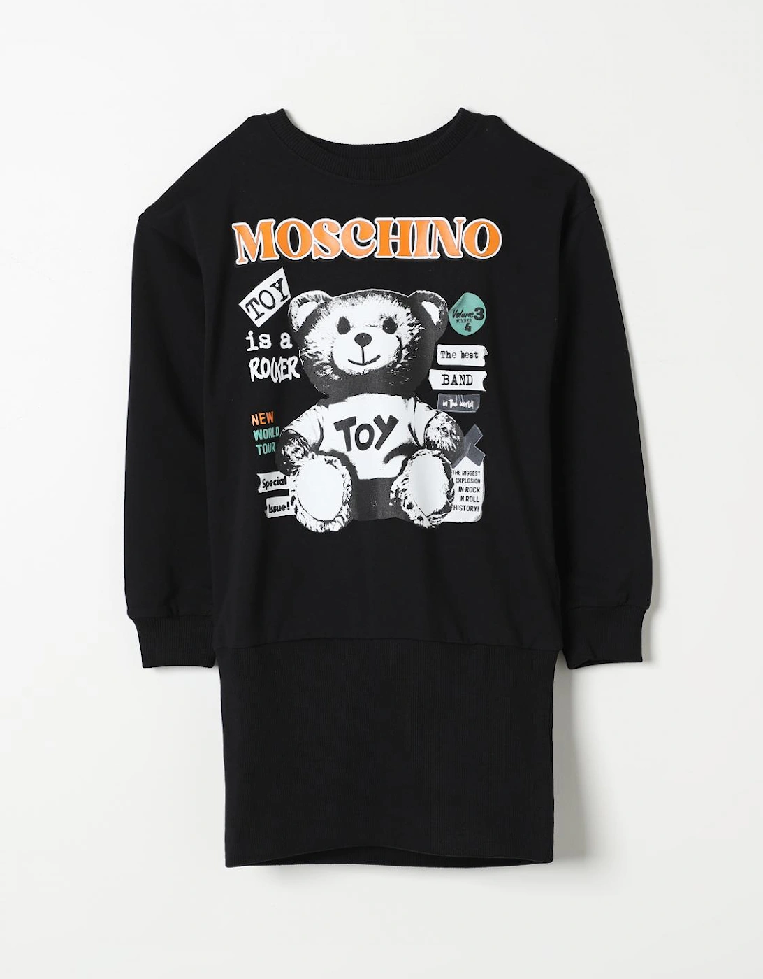 Teddy Bear Graphic Sweatshirt Dress, 4 of 3