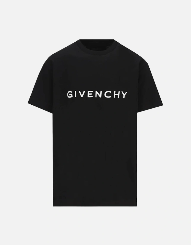 Archetype Logo Print Oversized T-Shirt in Black