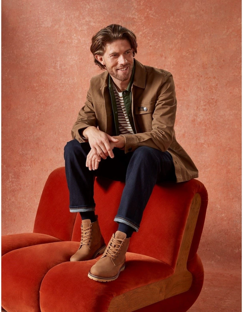 Maguire Nubuck Men's Tan Ankle Boots