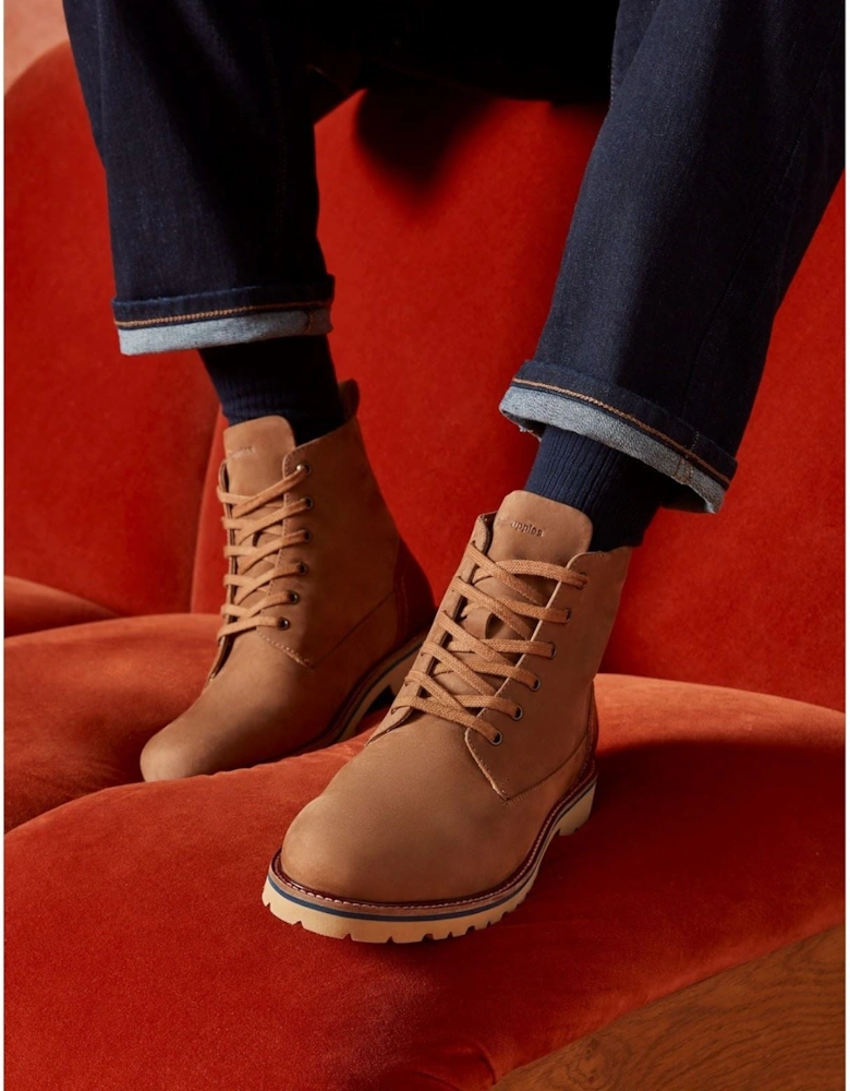Maguire Nubuck Men's Tan Ankle Boots