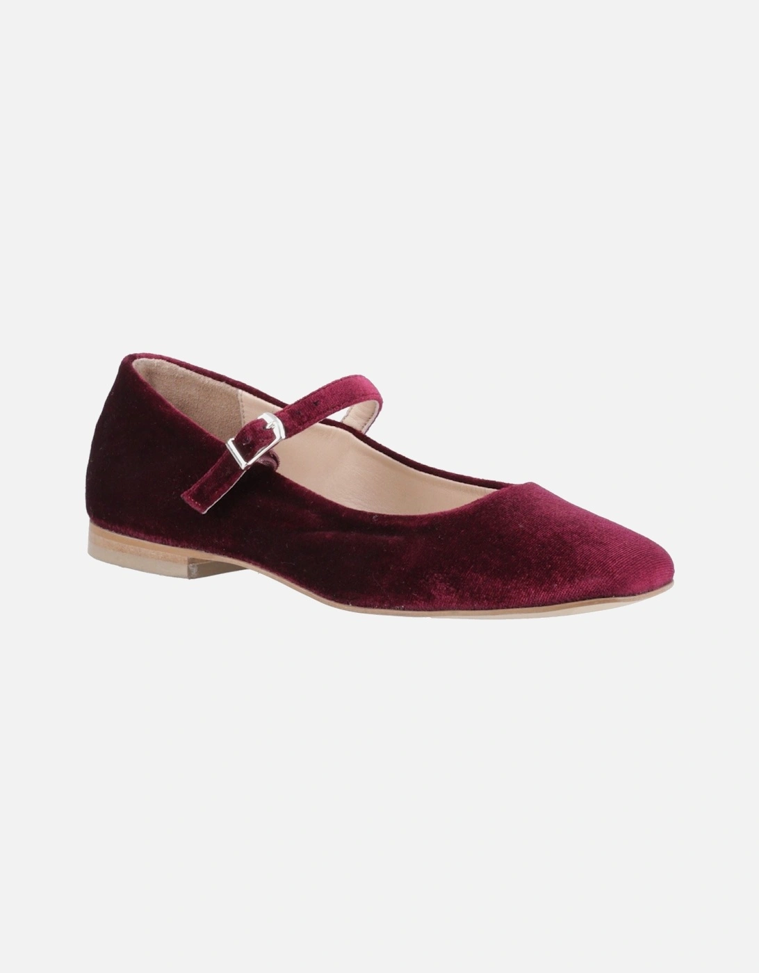 Hush Puppies Women's Hush Puppies Pasha Velvet Women's Bordeaux Flats - Red