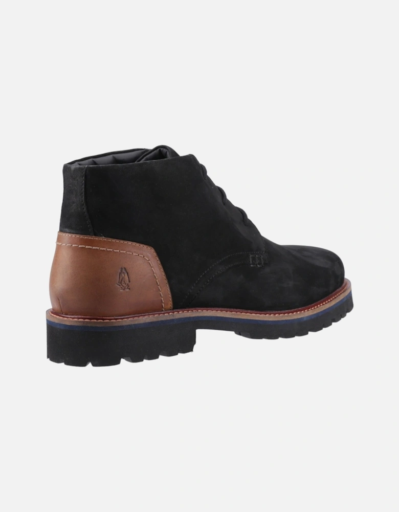 Moore Nubuck Men's Black Ankle Boots