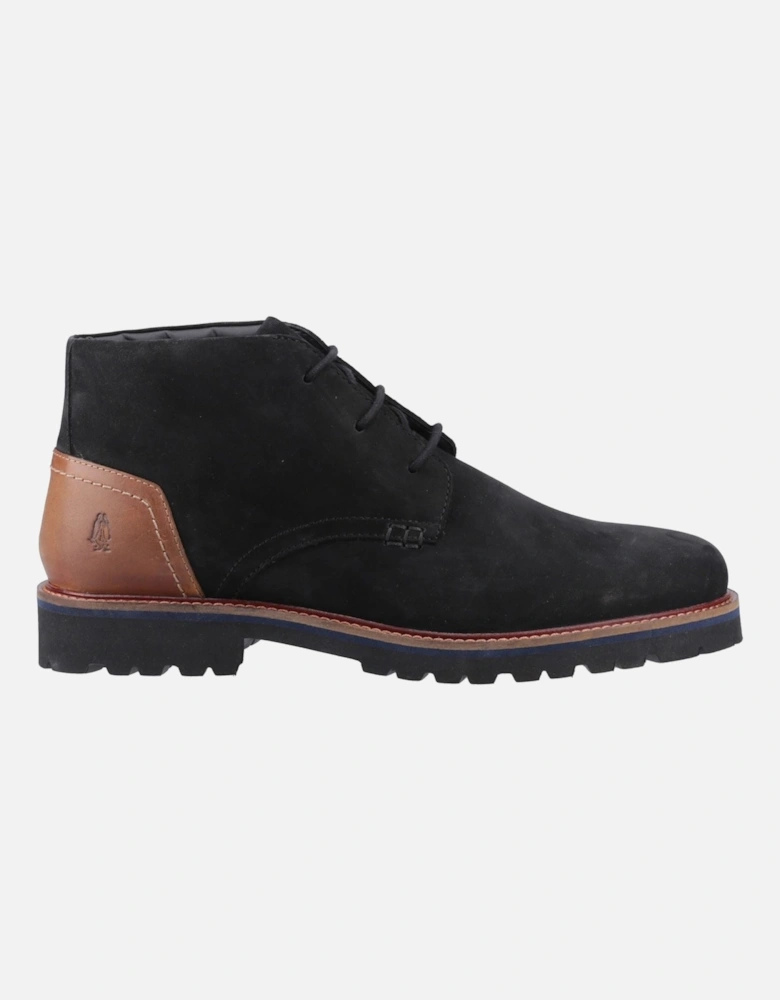 Moore Nubuck Men's Black Ankle Boots