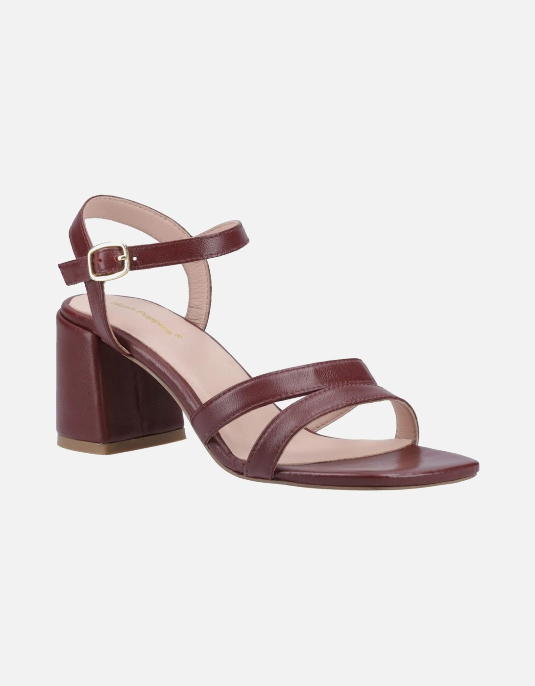 Hush Puppies Women's Hush Puppies Nalani Leather Women's Bordeaux Sandals - Red