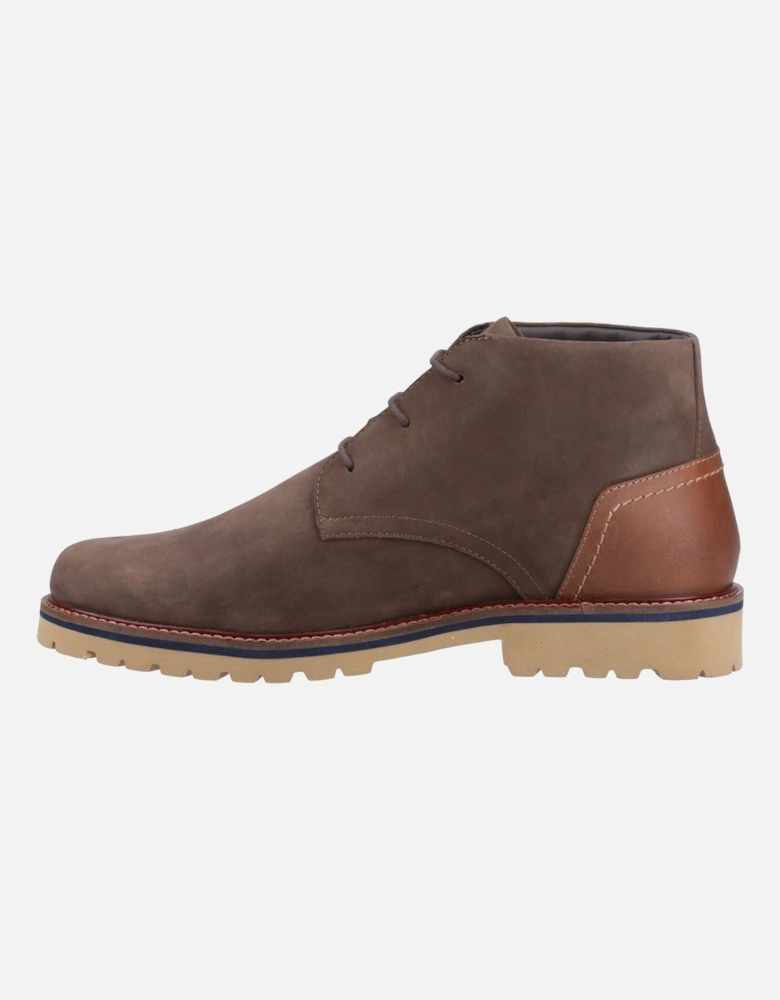 Moore Nubuck Men's Brown Ankle Boots