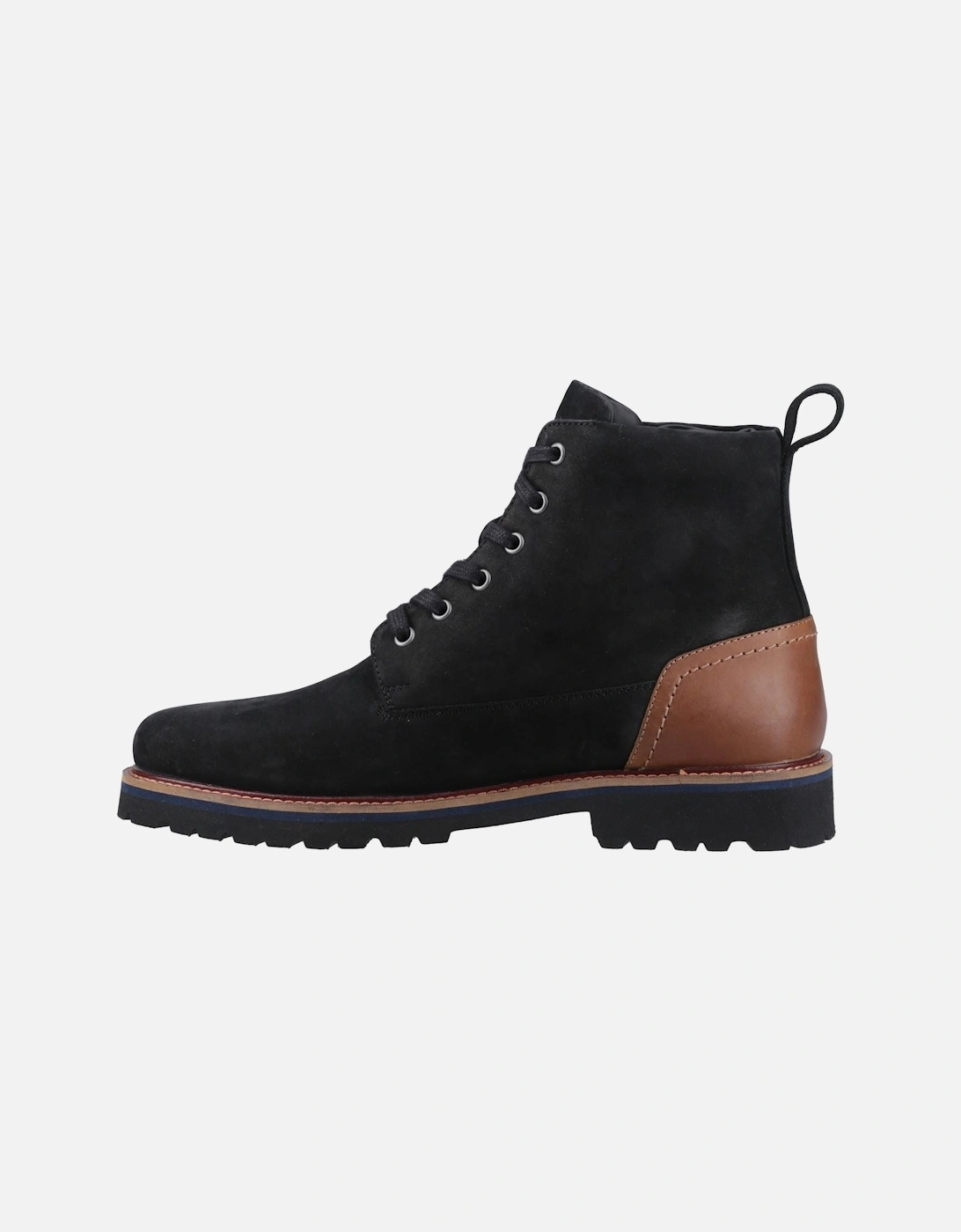 Maguire Nubuck Men's Black Ankle Boots