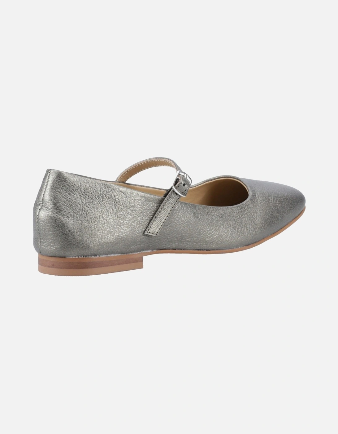 Pasha Leather Women's Pewter Shoes