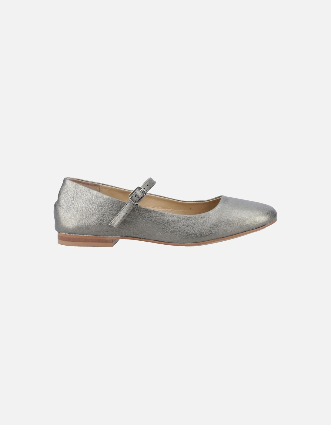 Pasha Leather Women's Pewter Shoes