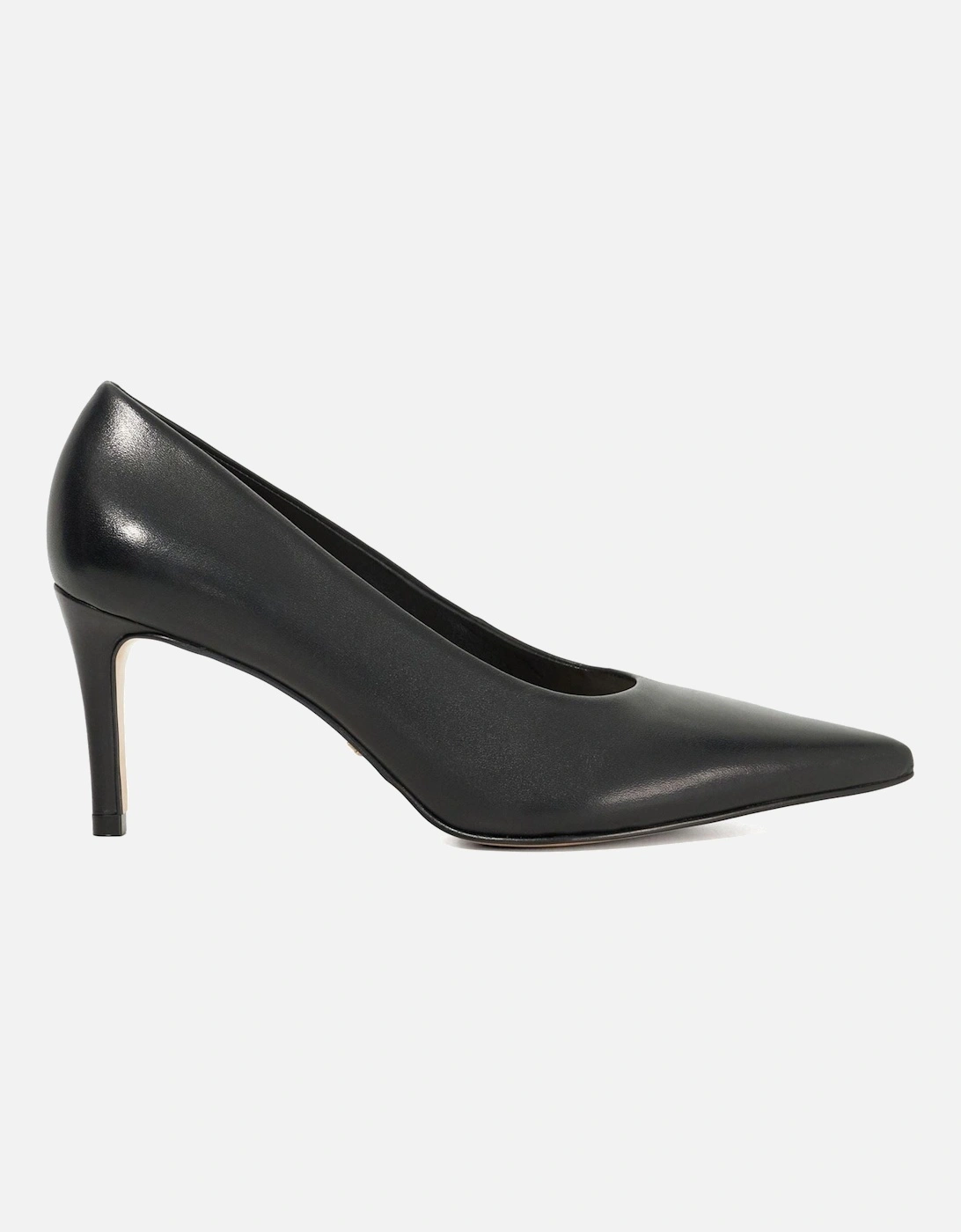Dune Aspiring Leather Women's Black Shoes, 4 of 3