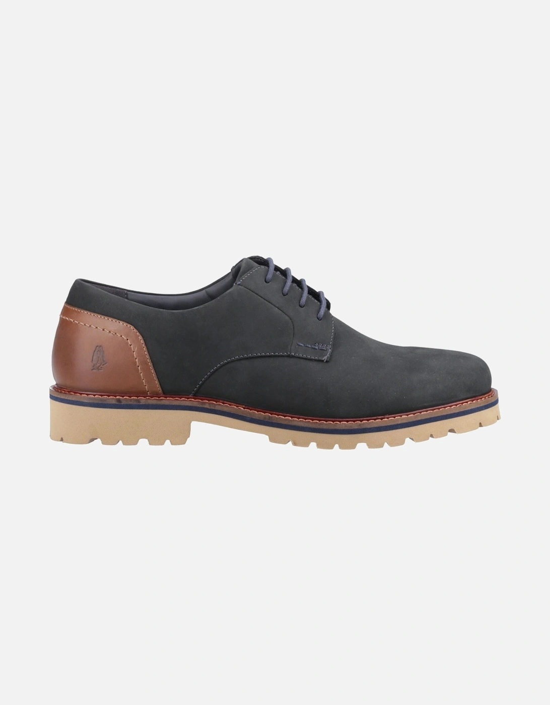 Marcus Nubuck Men's Navy Lace-Up Shoes
