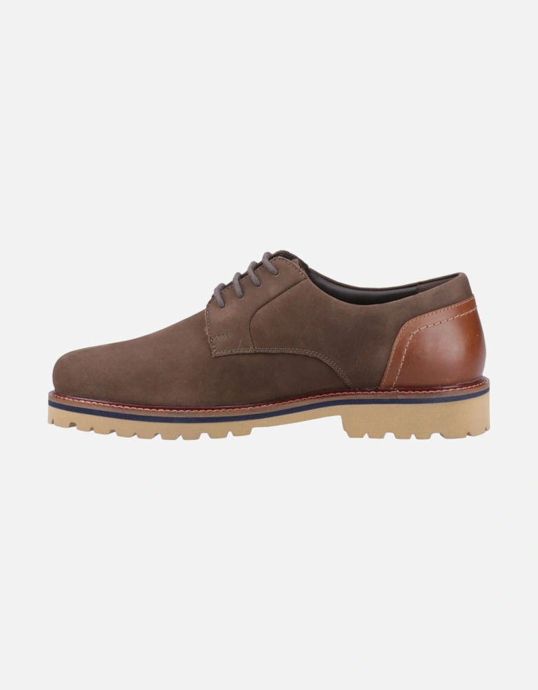 Marcus Nubuck Men's Brown Lace-Up Shoes