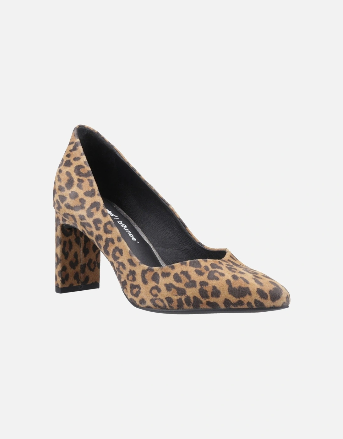 Olivia Suede Women's Leopard Round Court Shoes, 6 of 5
