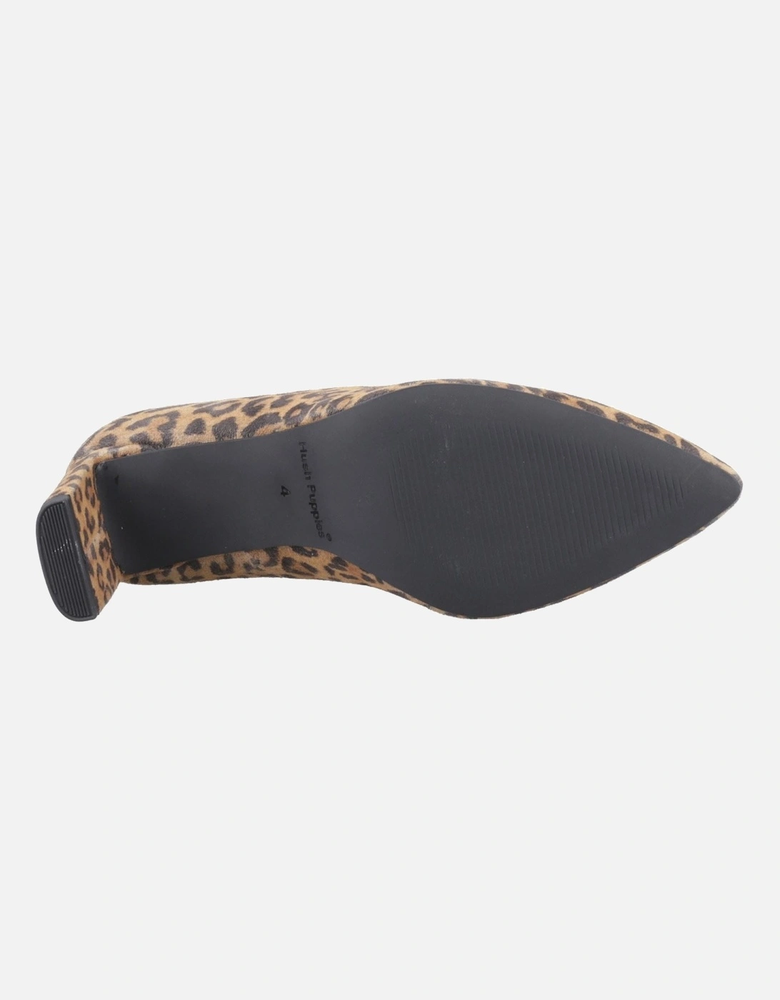 Olivia Suede Women's Leopard Round Court Shoes