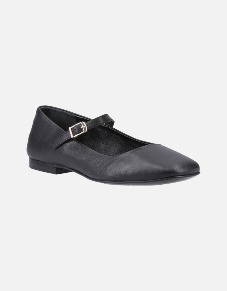 Pasha Leather Women's Black Leather Shoes