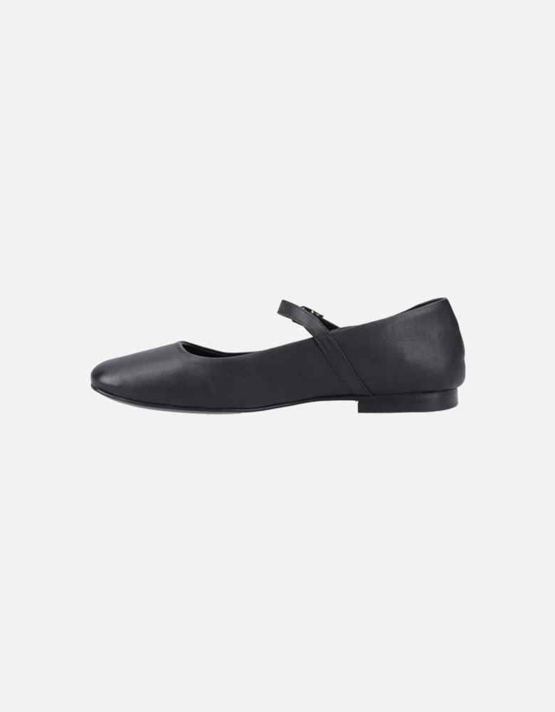 Pasha Leather Women's Black Leather Shoes