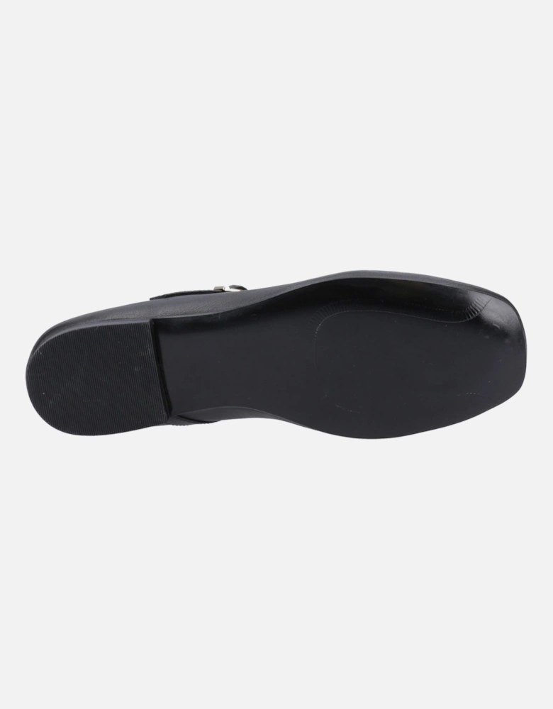 Pasha Leather Women's Black Leather Shoes