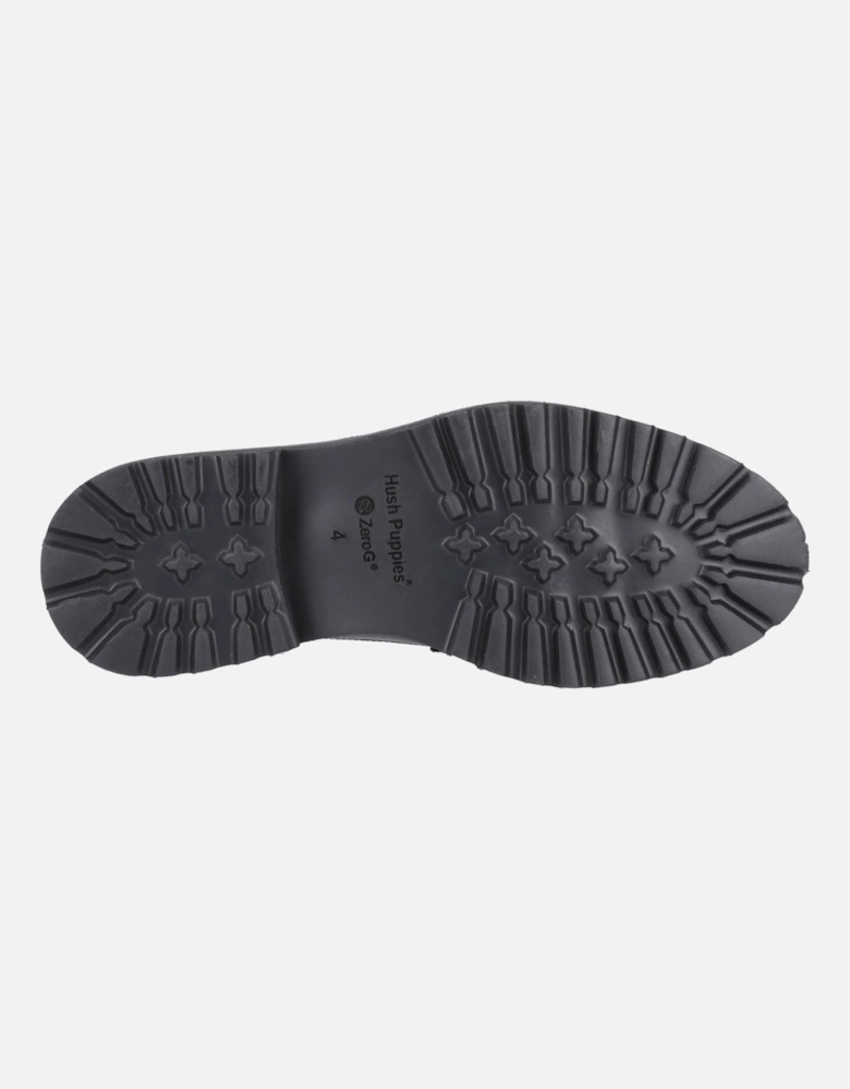 Gianna Leather Women's Black Loafers