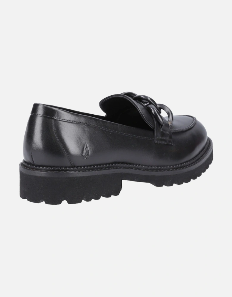 Gianna Leather Women's Black Loafers