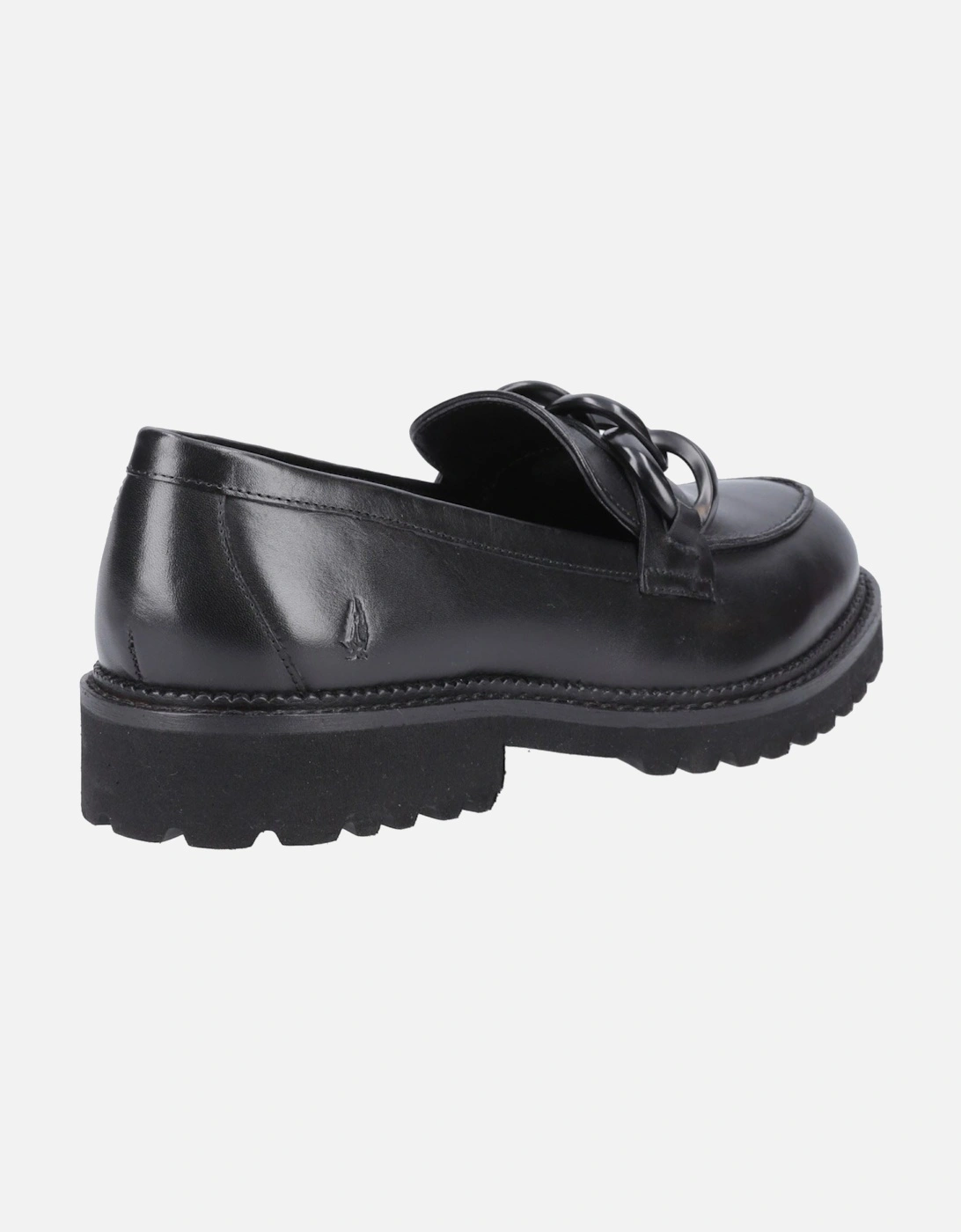 Gianna Leather Women's Black Loafers