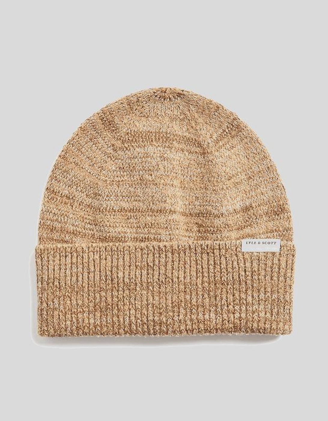 Lyle And Scott Men's Brown Multi Marl Beanie  1Sz