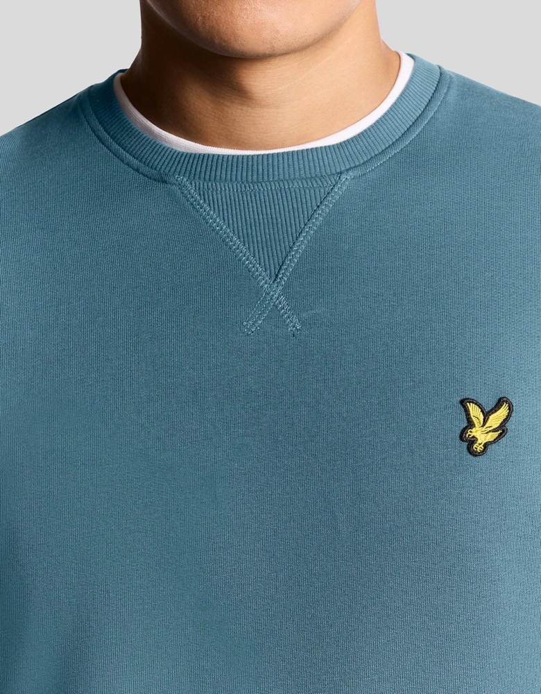 Cotton Crew Neck Sweatshirt