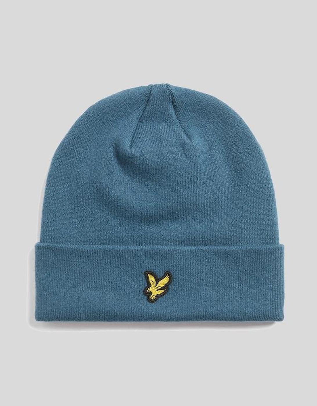 Lyle And Scott Men's Merino Wool Blend Beanie - Blue - Size: 1SZ