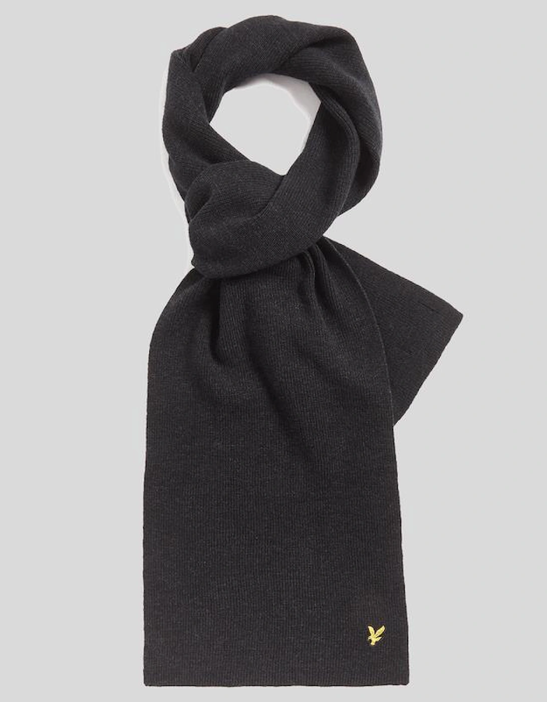 Lambswool Blend Ribbed Scarf, 4 of 3
