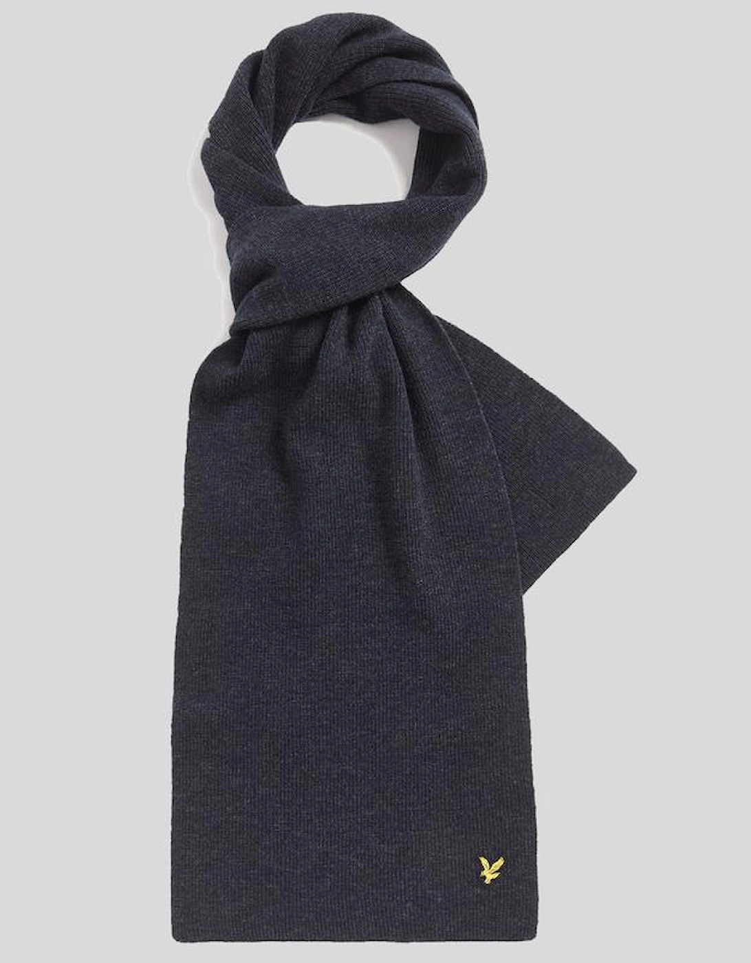 Lambswool Blend Ribbed Scarf, 4 of 3