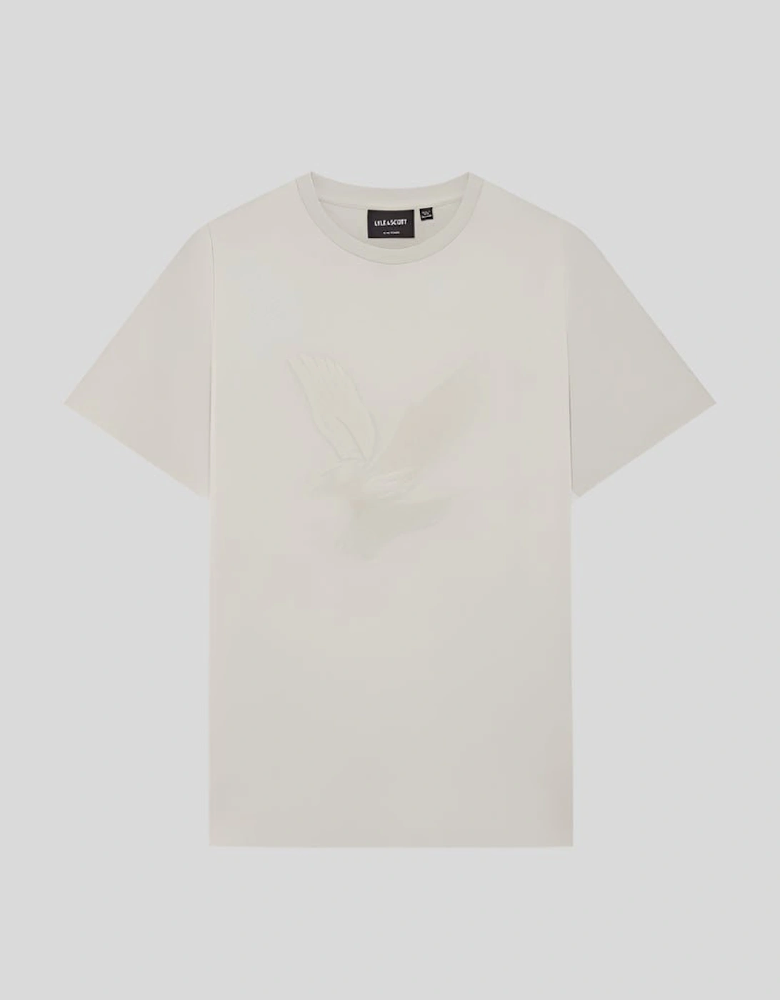 Lyle And Scott Boy's Towelling Eagle T-Shirt - White - Size: 8/9 y