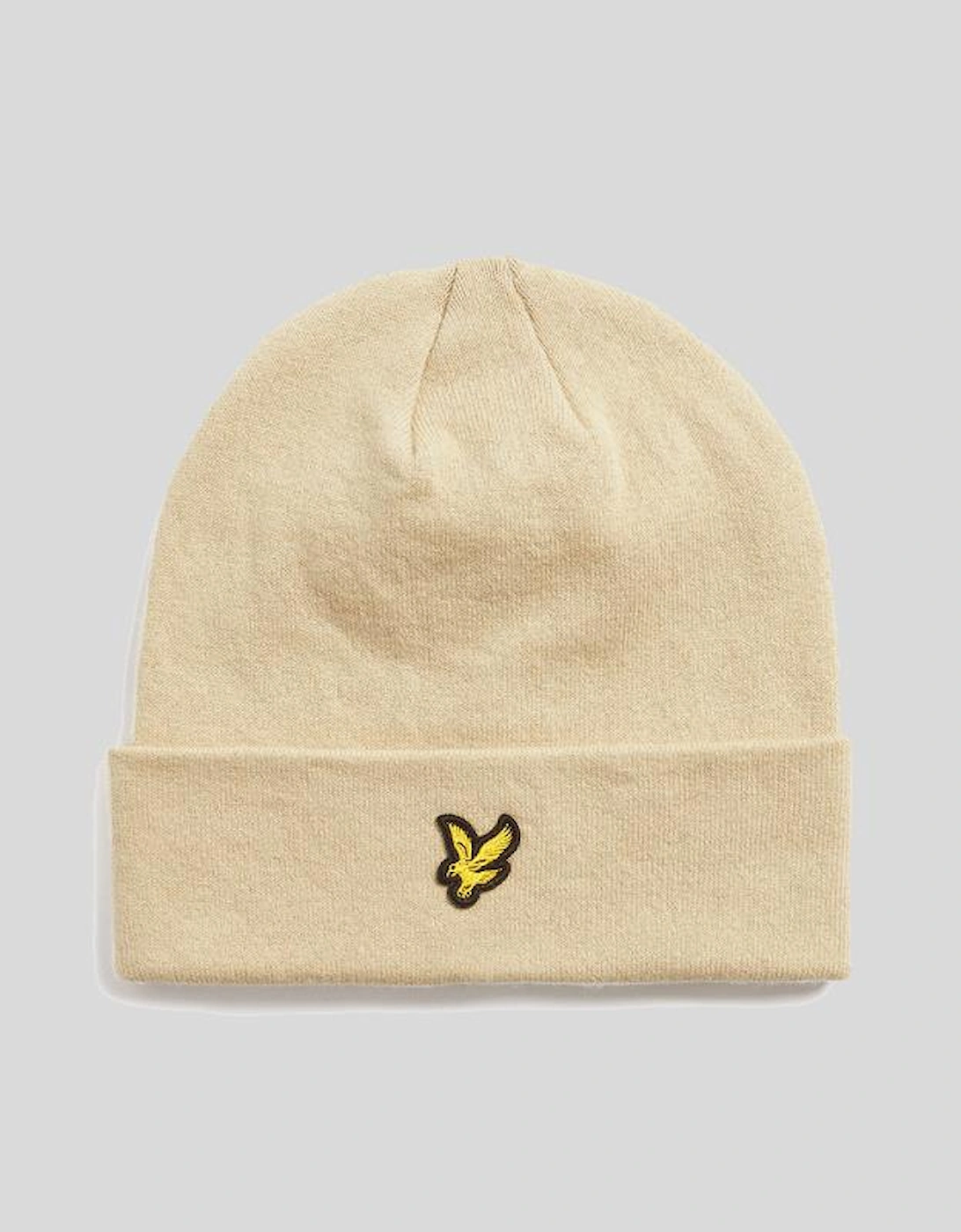 Lyle And Scott Men's Grey Merino Wool Blend Beanie  1Sz