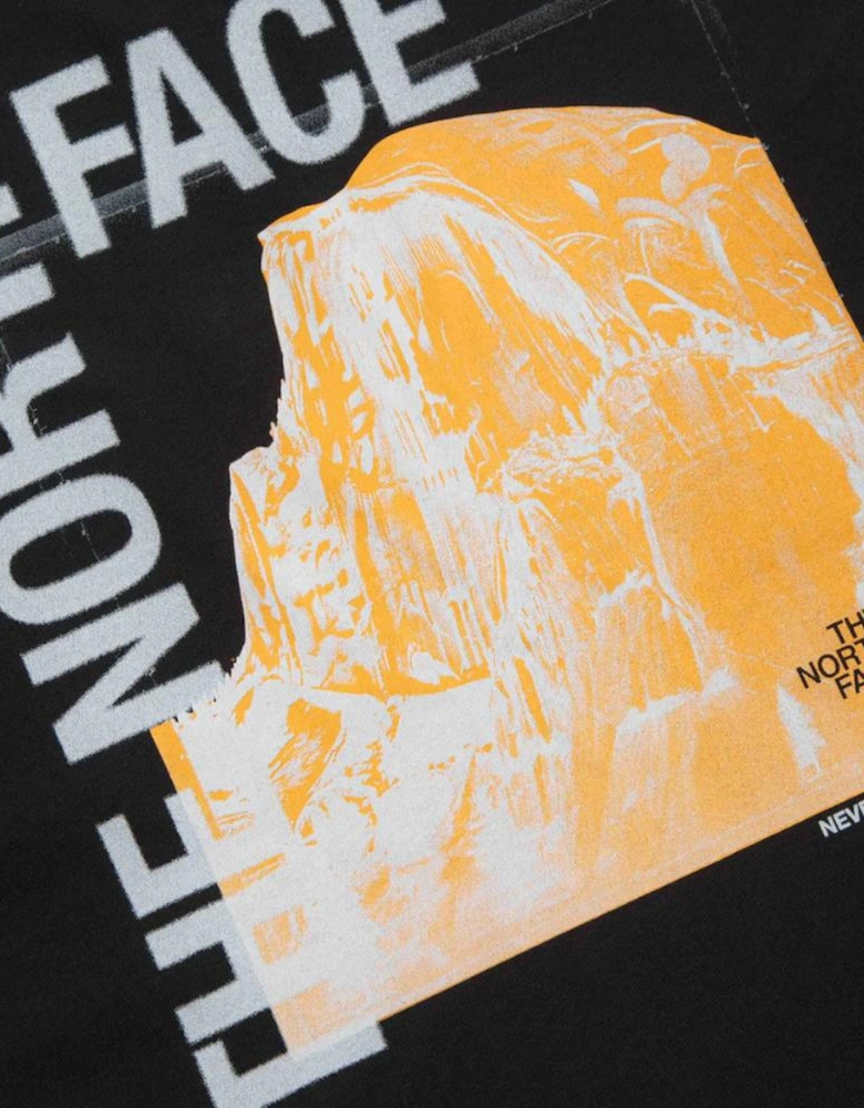 S/S Half Dome Photo Tee - TNF Black