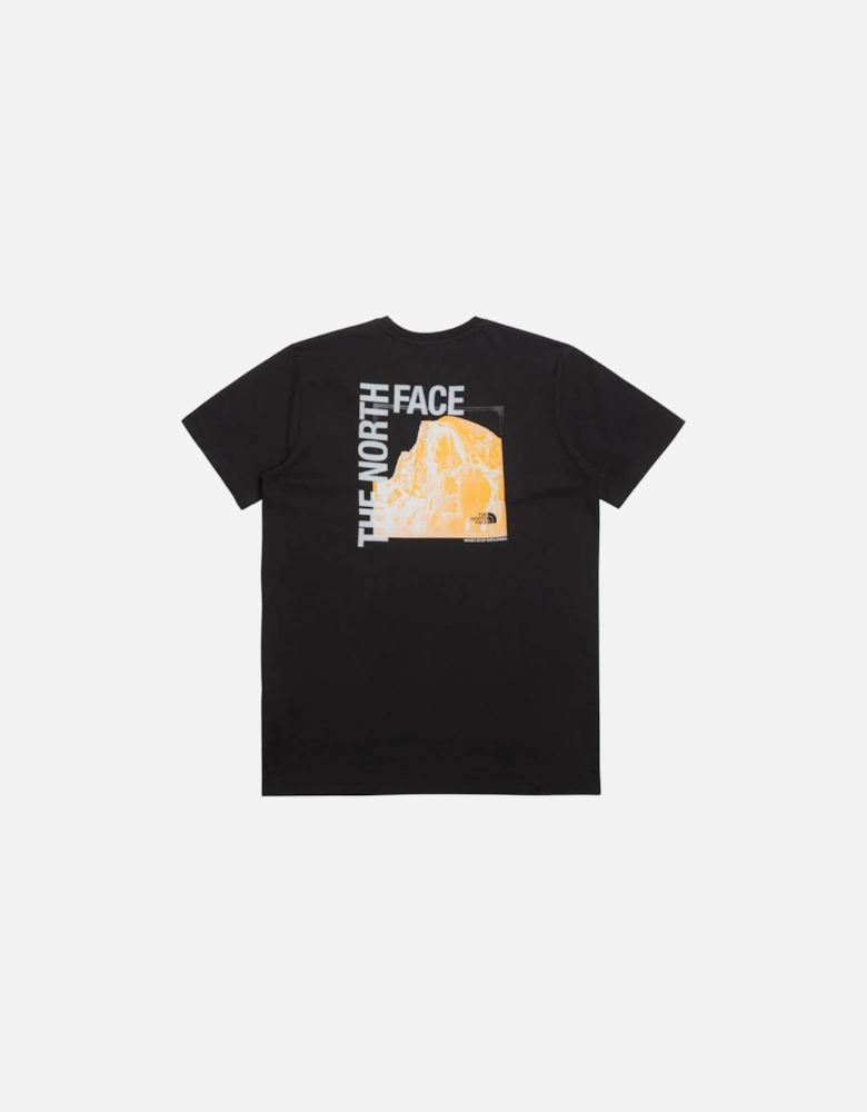 S/S Half Dome Photo Tee - TNF Black