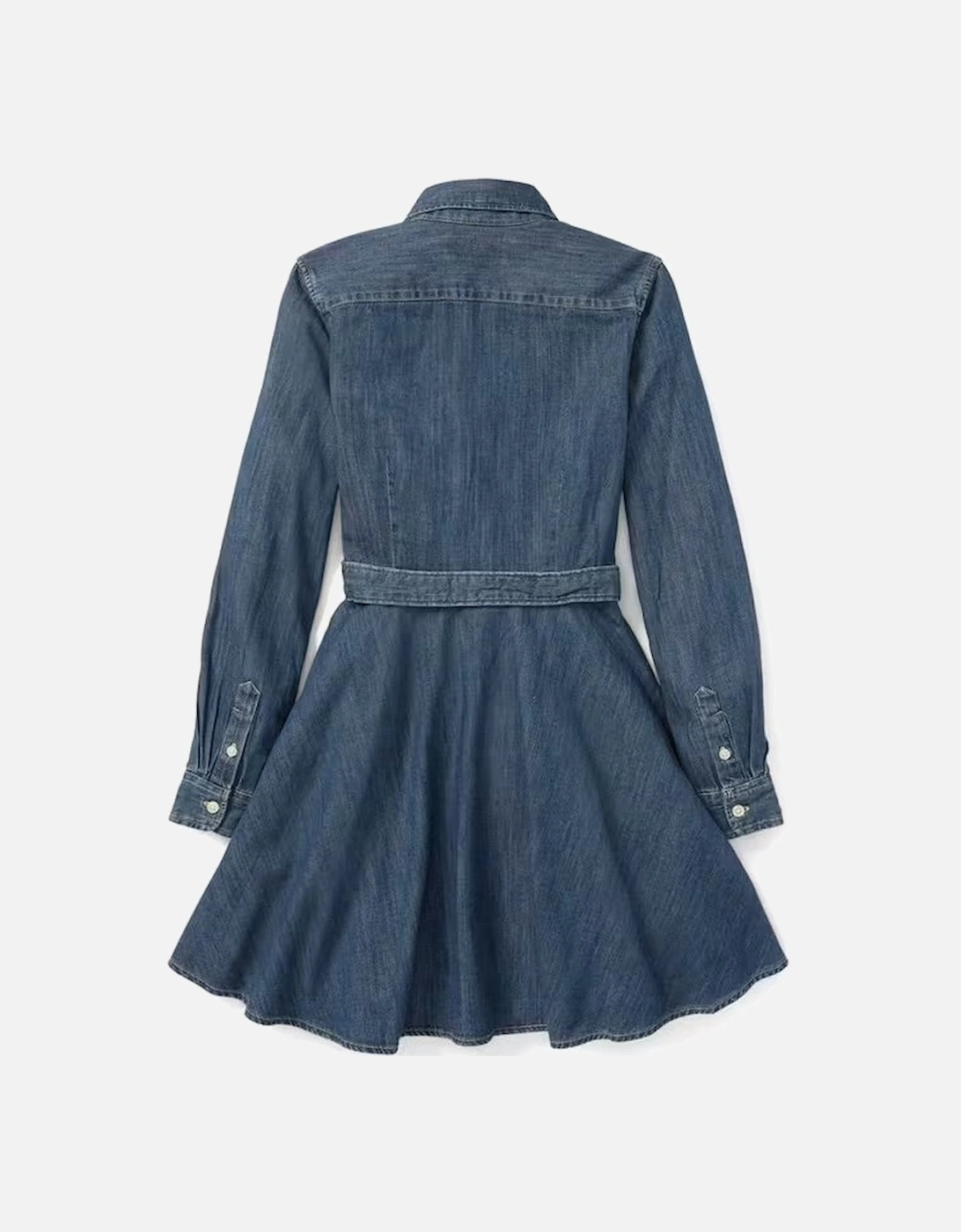 GIRLS DENIM SHIRT DRESS