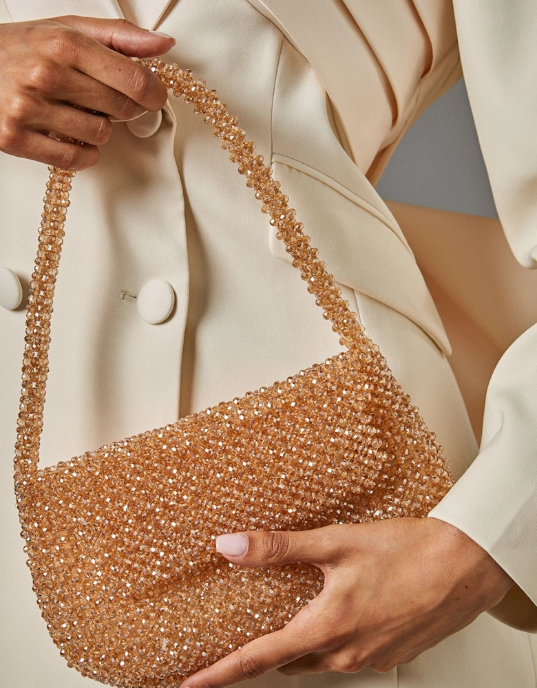 Cedar Beaded Shoulder Bag