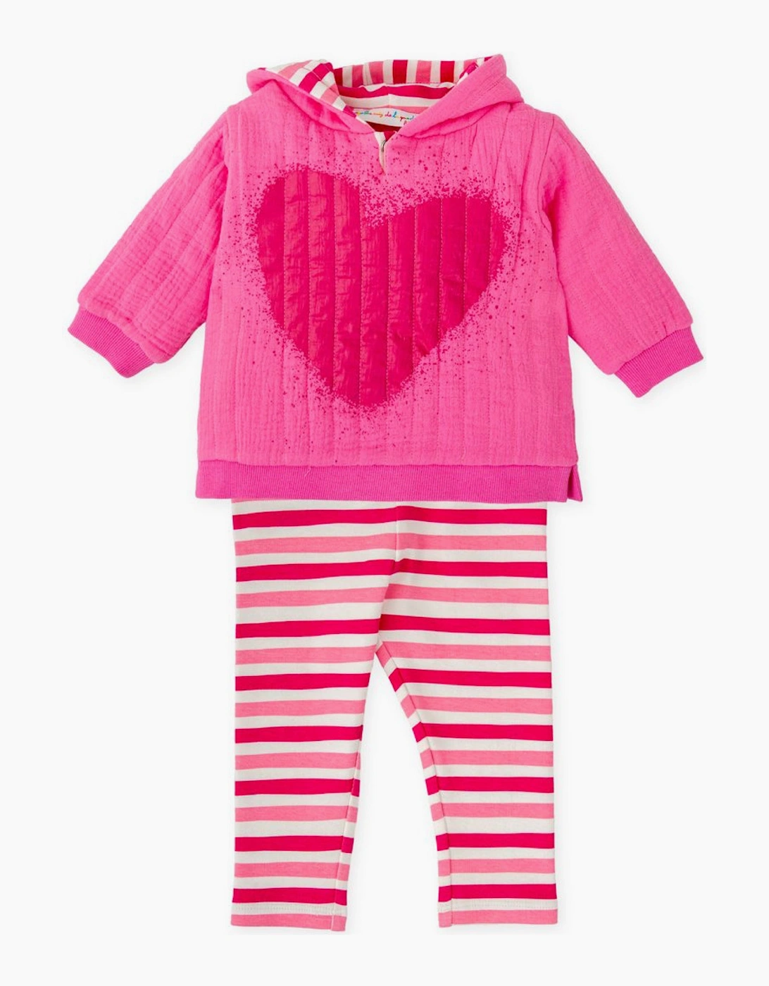 AGATHA RUIZ Baby Girl's Girls Pink Hooded Legging Set - Size: 9-12 months