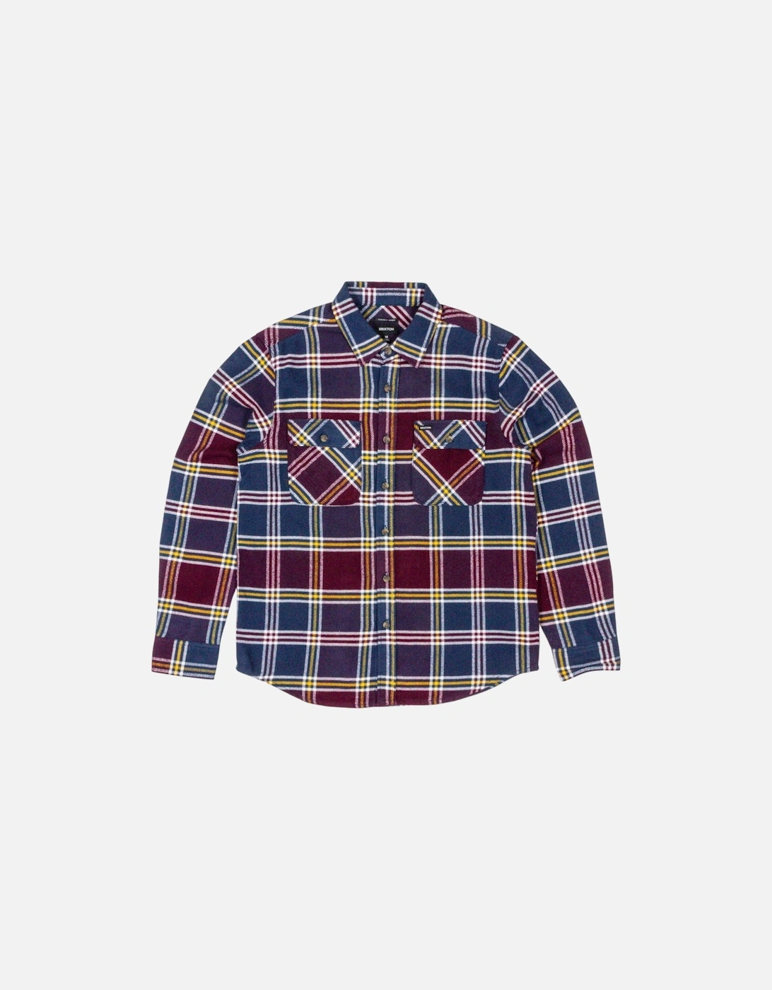 Bowery Long Sleeved Shirt - Mood Indigo/Port/Saffron, 6 of 5