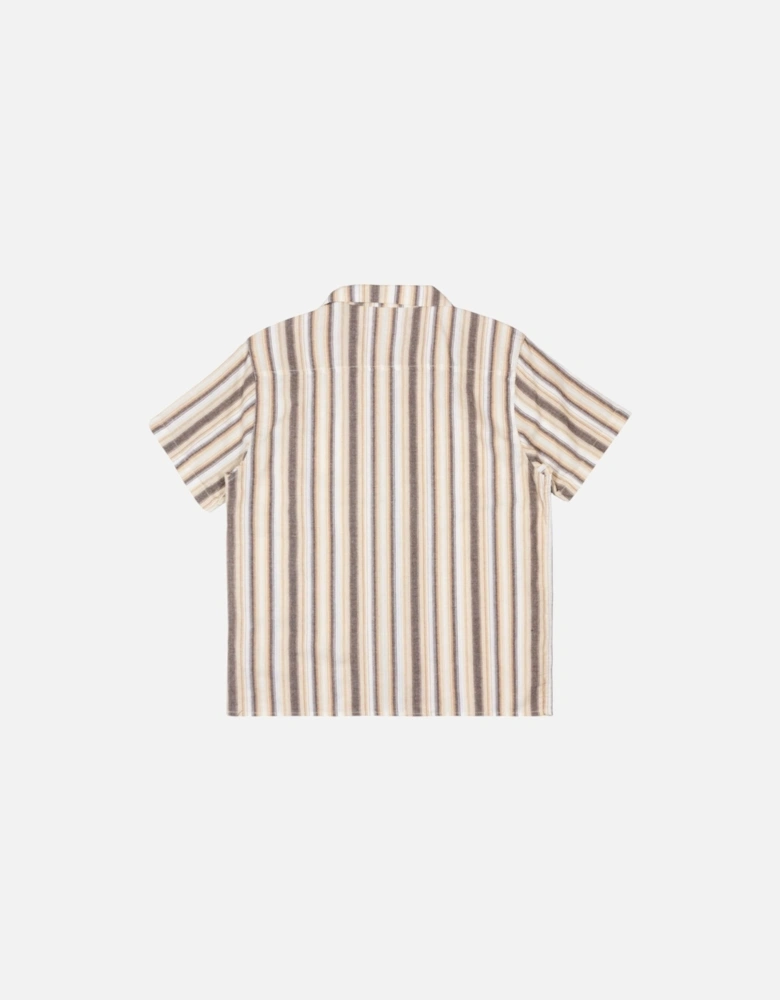 Vacation Stripe Shirt - Tobacco