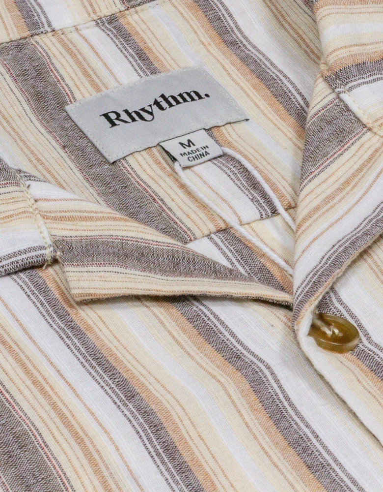 Vacation Stripe Shirt - Tobacco