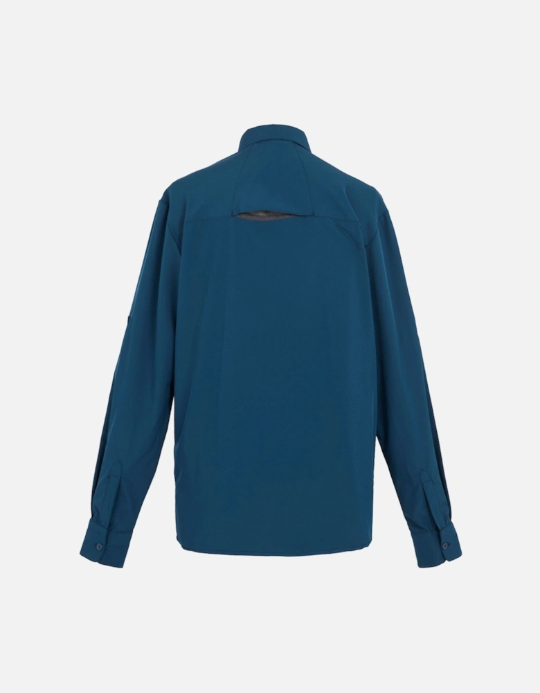 Mens Travel Packaway Long Sleeve Shirt
