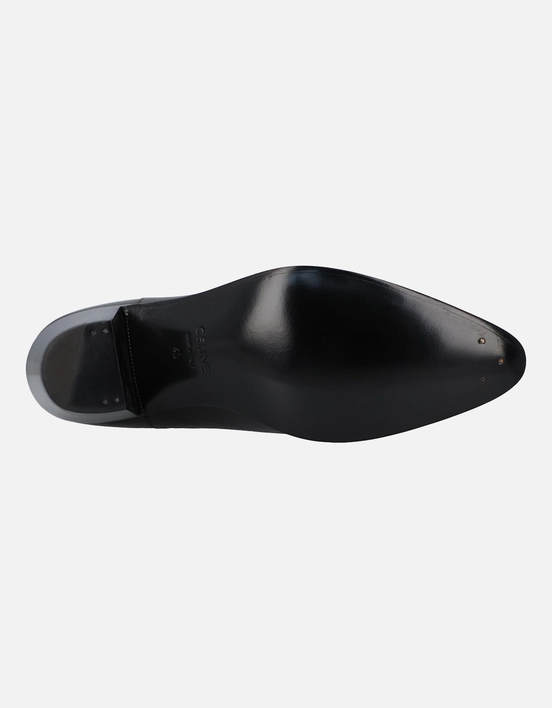 Leather Ankle Boots Pointed Toe
