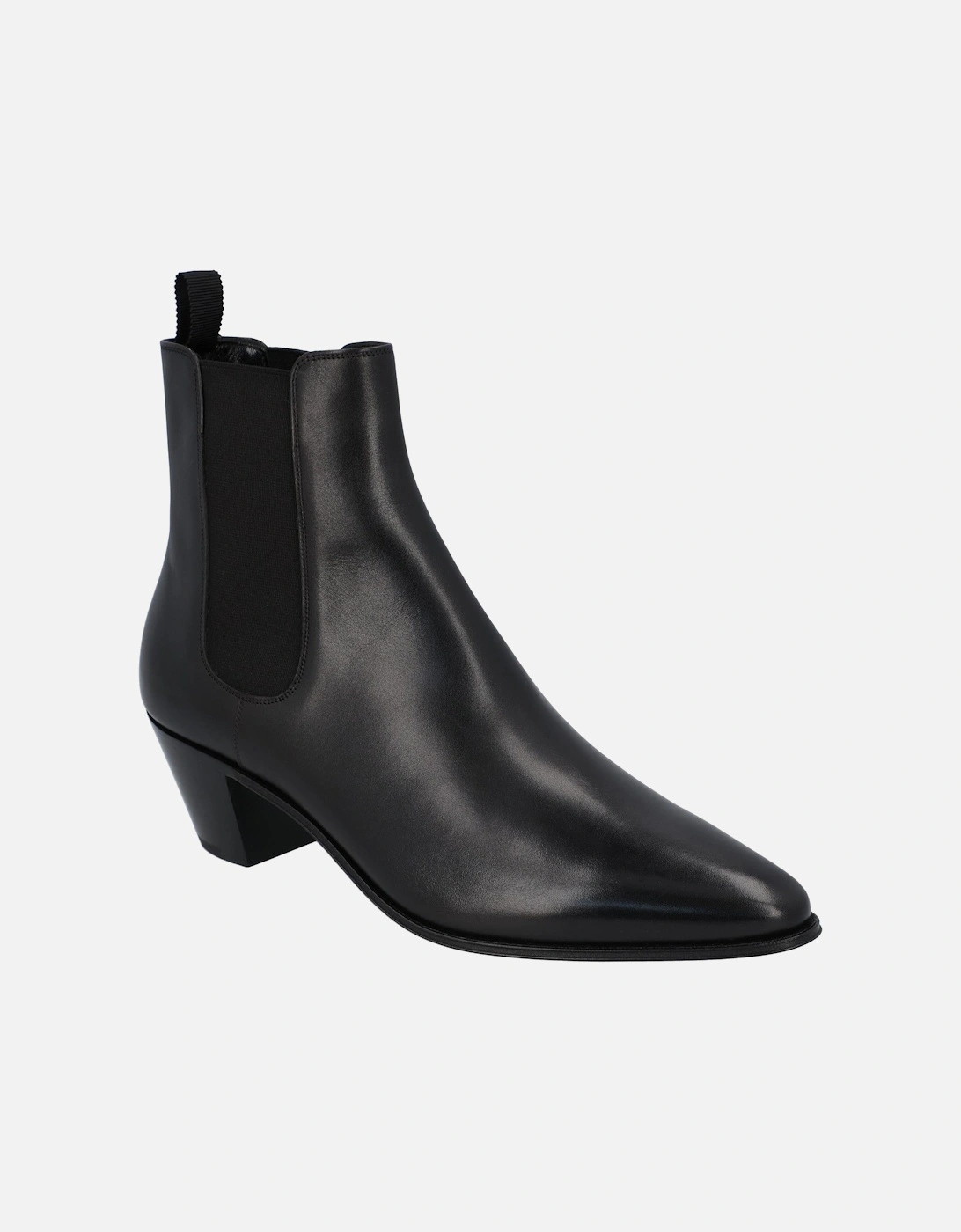 Leather Ankle Boots Pointed Toe, 5 of 4